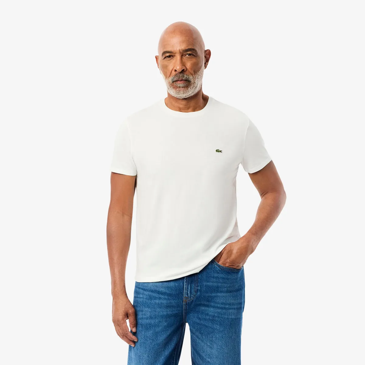 LACOSTE - Camiseta Hombre de Algodón pima Lacoste
