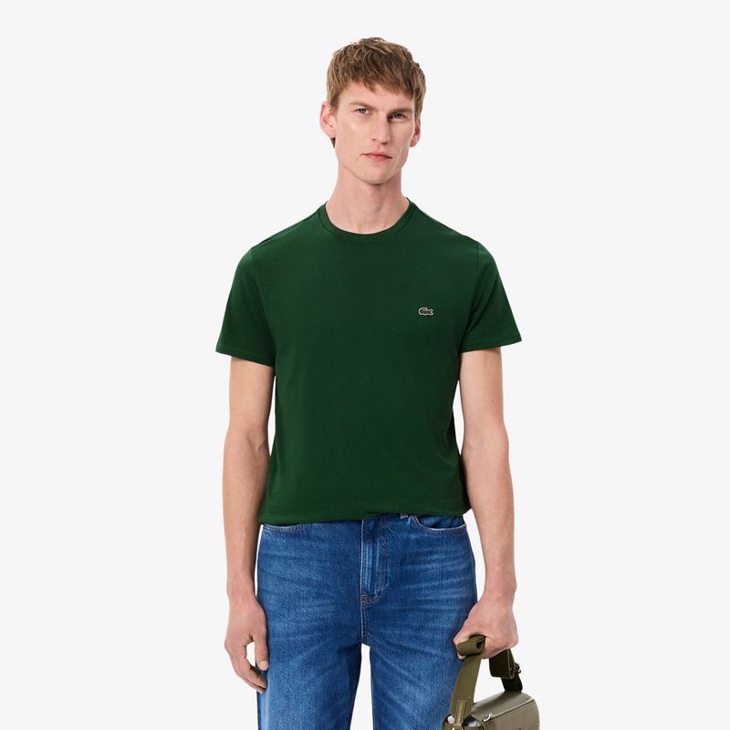 LACOSTE - Camiseta Hombre de Algodón pima Lacoste