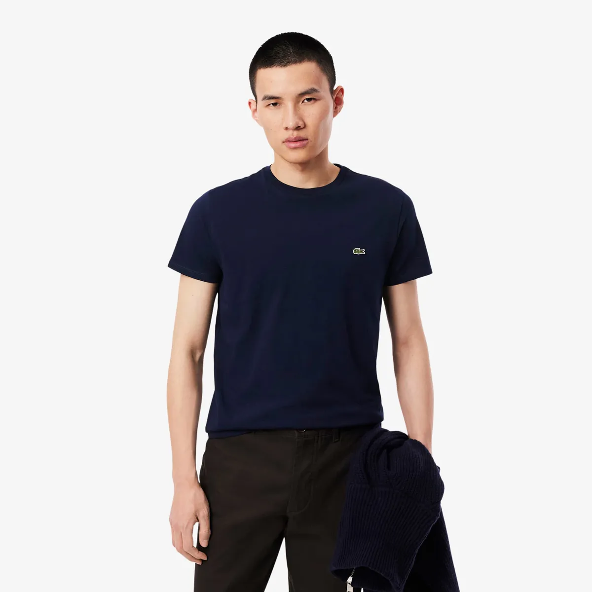 LACOSTE - Camiseta Hombre de Algodón pima Lacoste