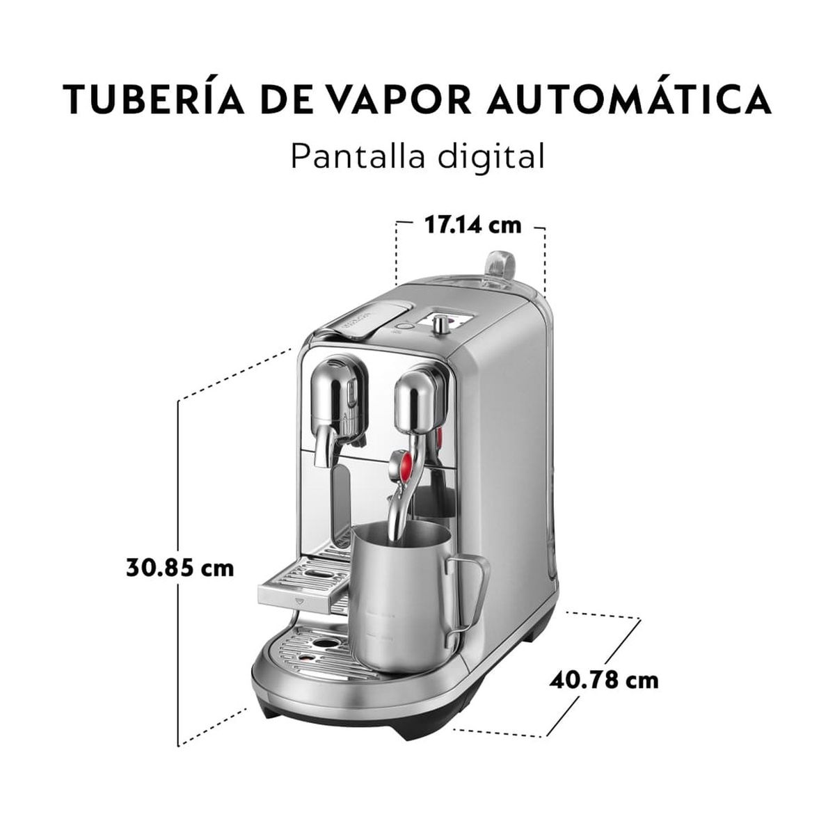 NESPRESSO - Cafetera de Cápsula Nespresso J520-TW-ME-NE 