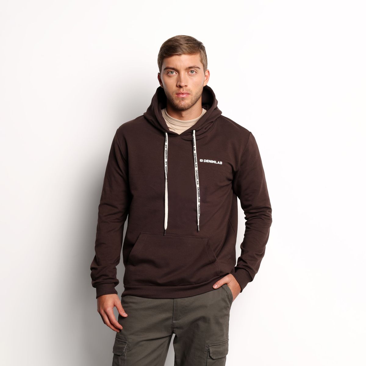 DENIMLAB - Hoodie Hombre de Algodón Boxy fit Denimlab