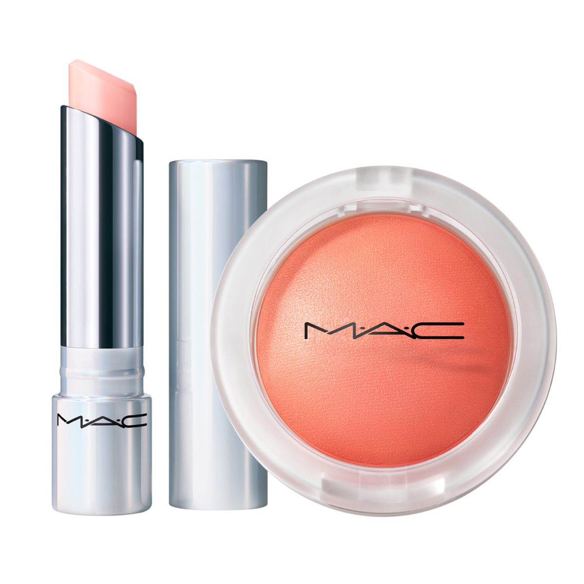 MAC COSMETICS - Rubor Compacto GlowPlay brillo labial MAC COSMETICS 3.14 g + 7.3 g
