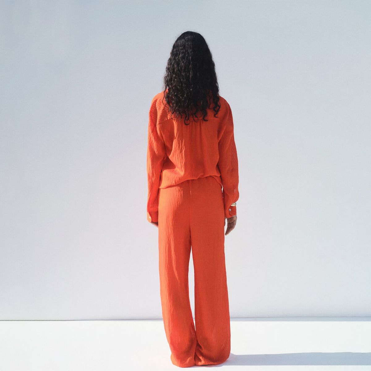 MANGO - Pantalón Recto Mujer Tiro medio MANGO