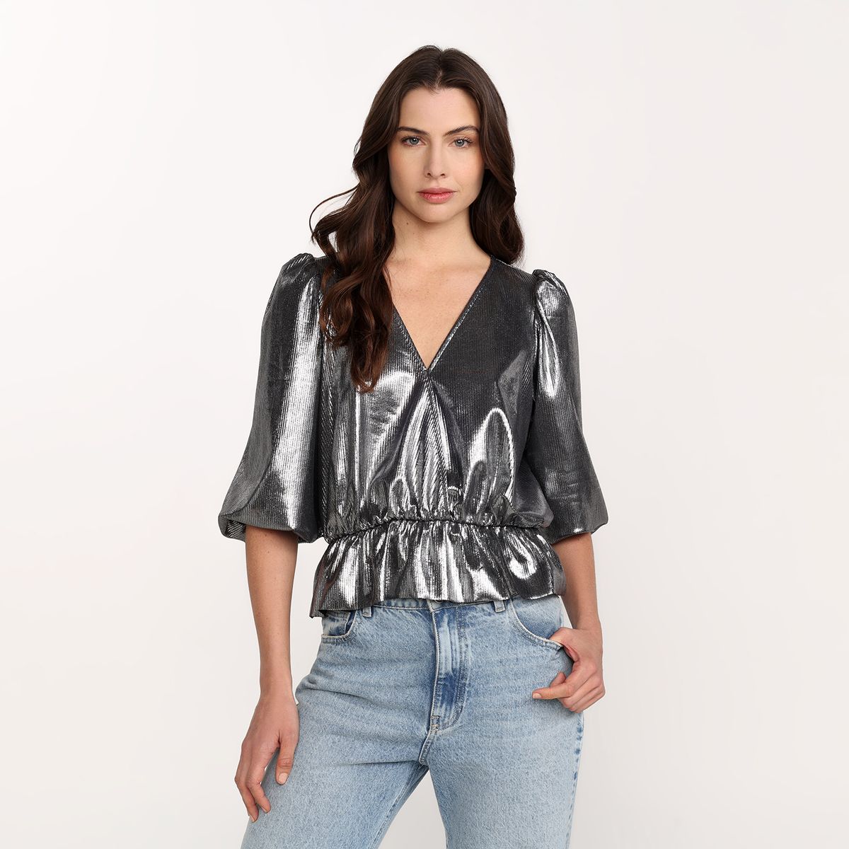 BASEMENT - Blusa Mujer Manga 3/4 Basement