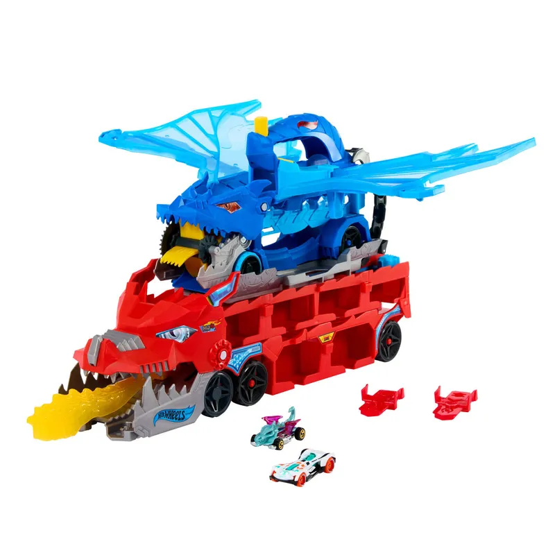 HOT WHEELS - Pista de carro hot Wheels: Transportador Ultimate Dual Dragón