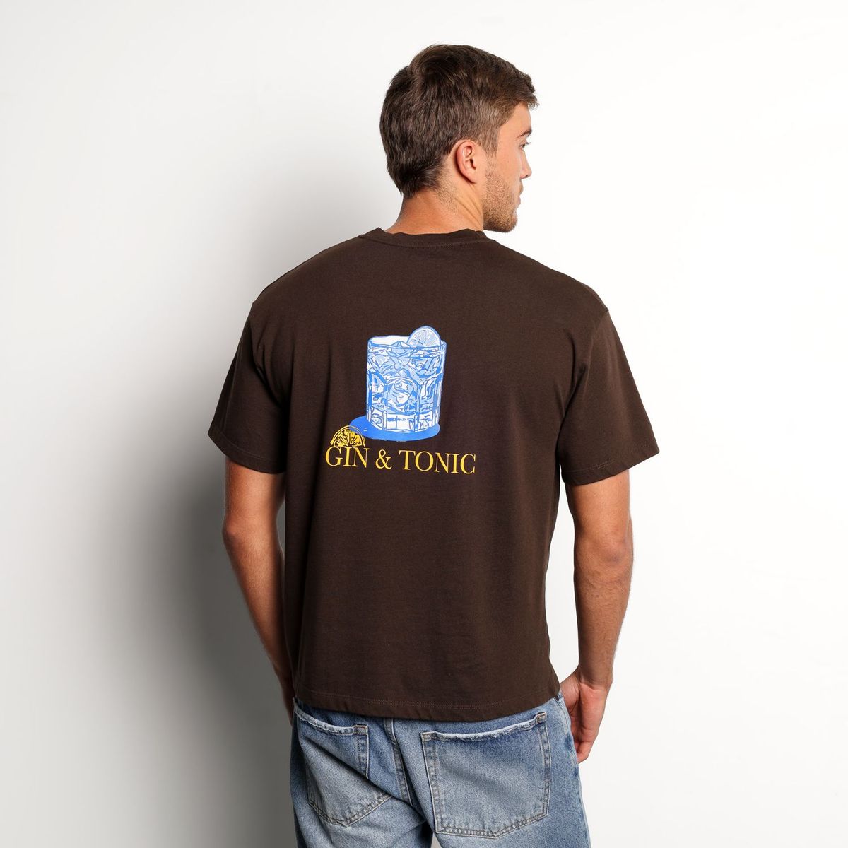 DENIMLAB - Camiseta Hombre de Algodón Denimlab 