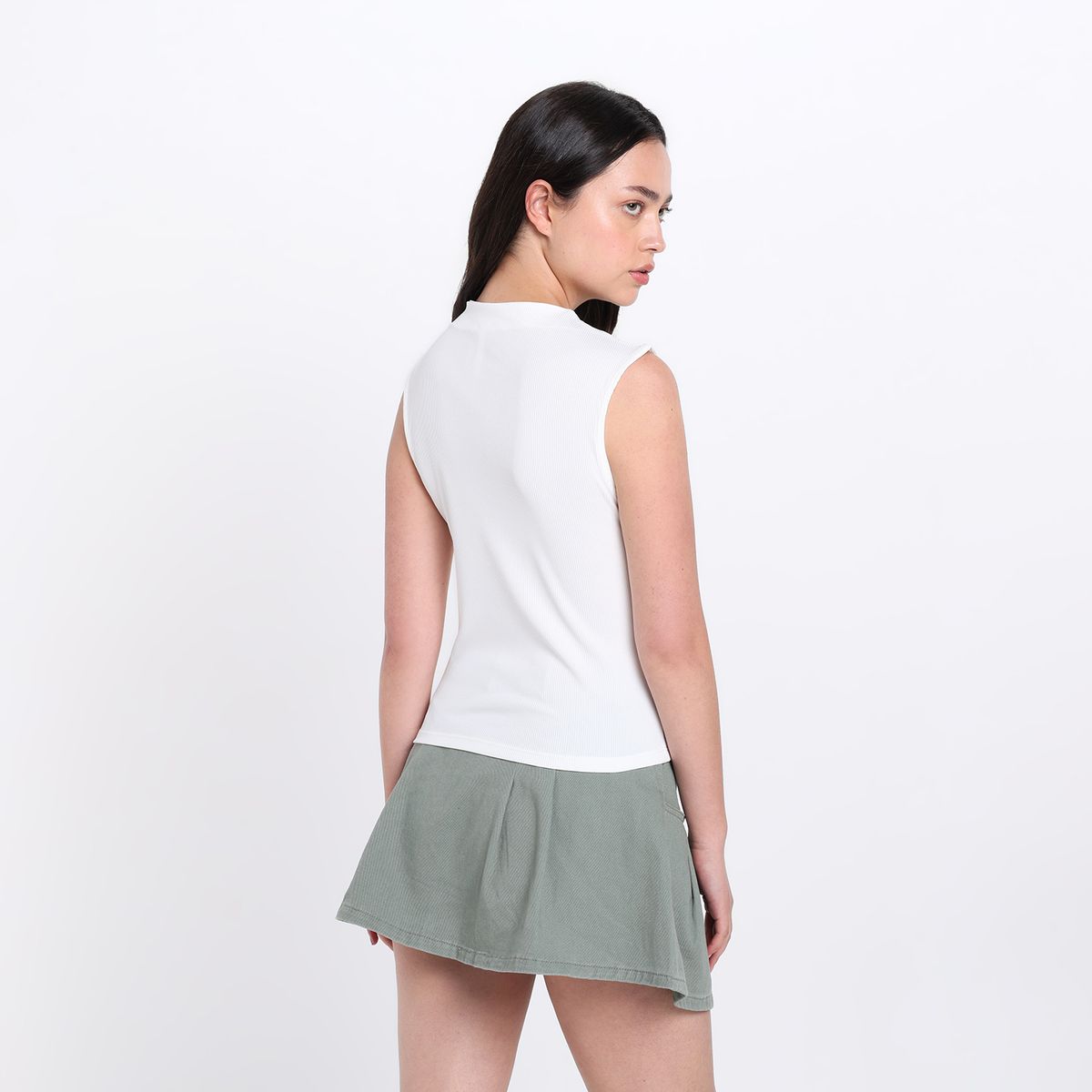 SYBILLA - Blusa Mujer Sin mangas Sybilla