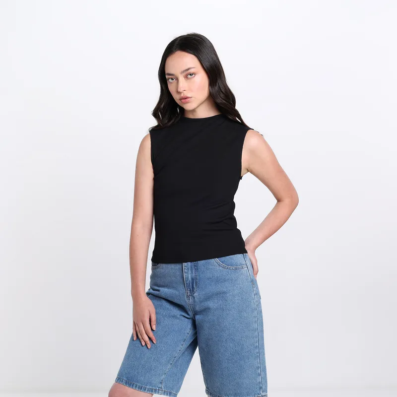 SYBILLA - Blusa Mujer Sin mangas Sybilla