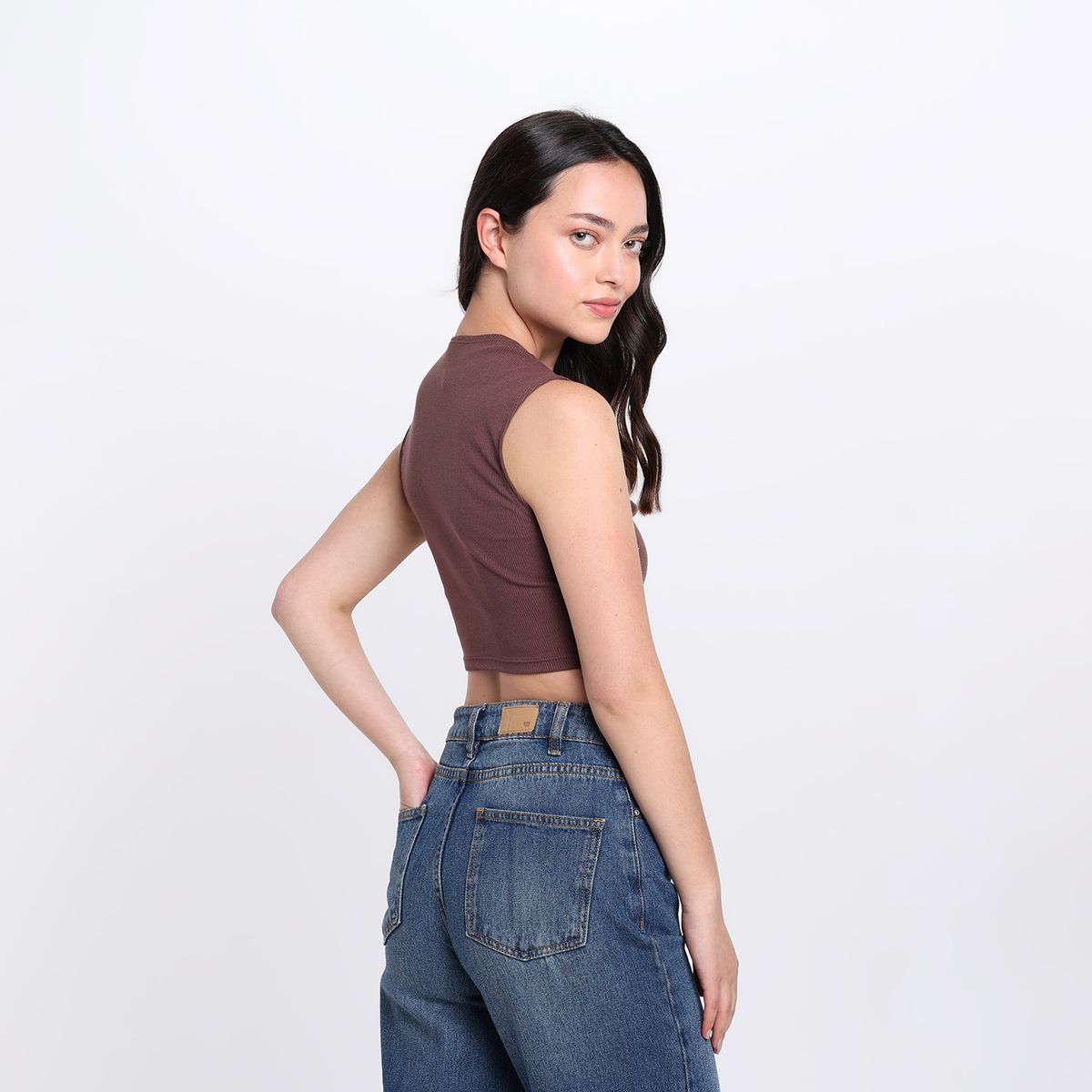 SYBILLA - Blusa Mujer Sin mangas Sybilla