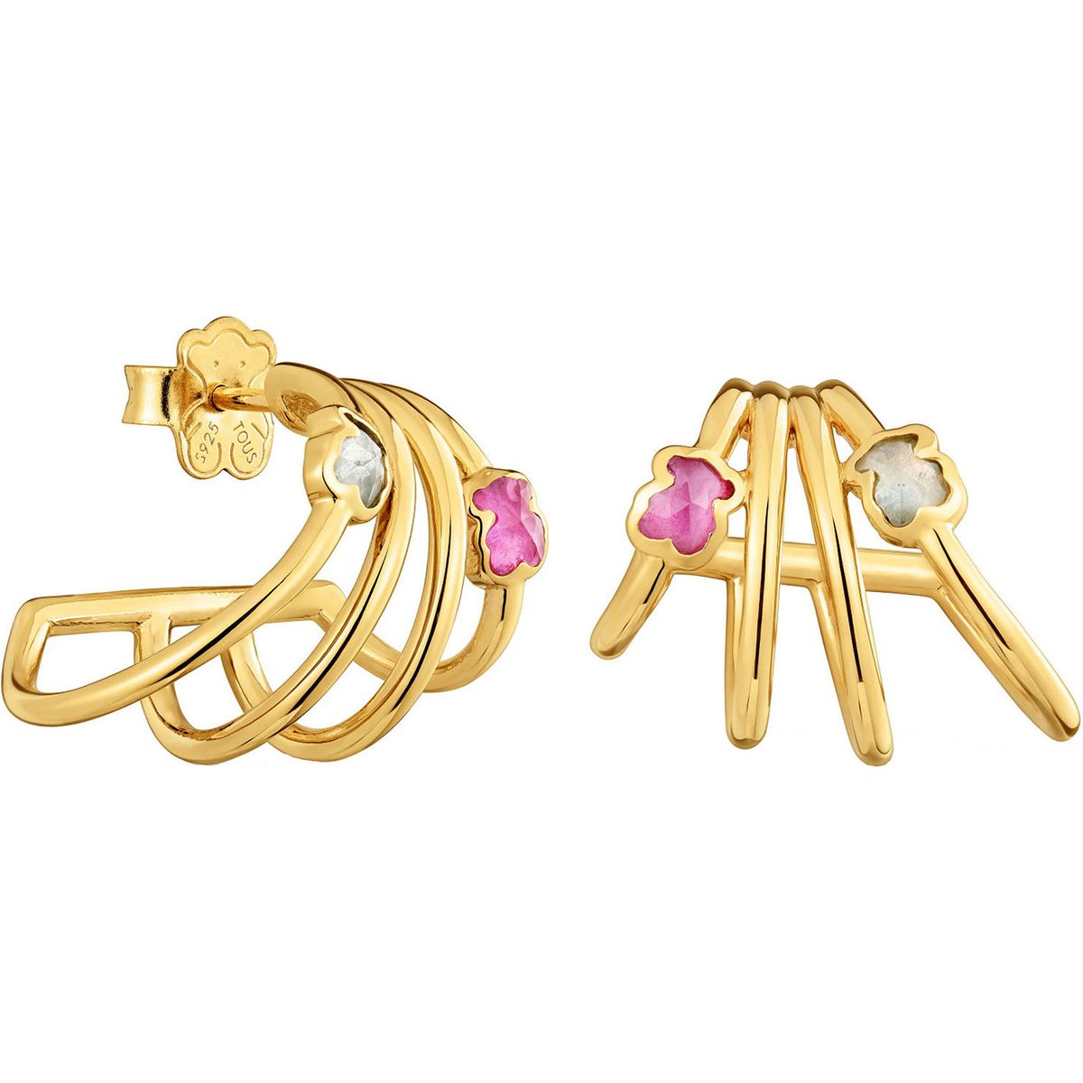 TOUS - Aretes Mujer Tous Plata
