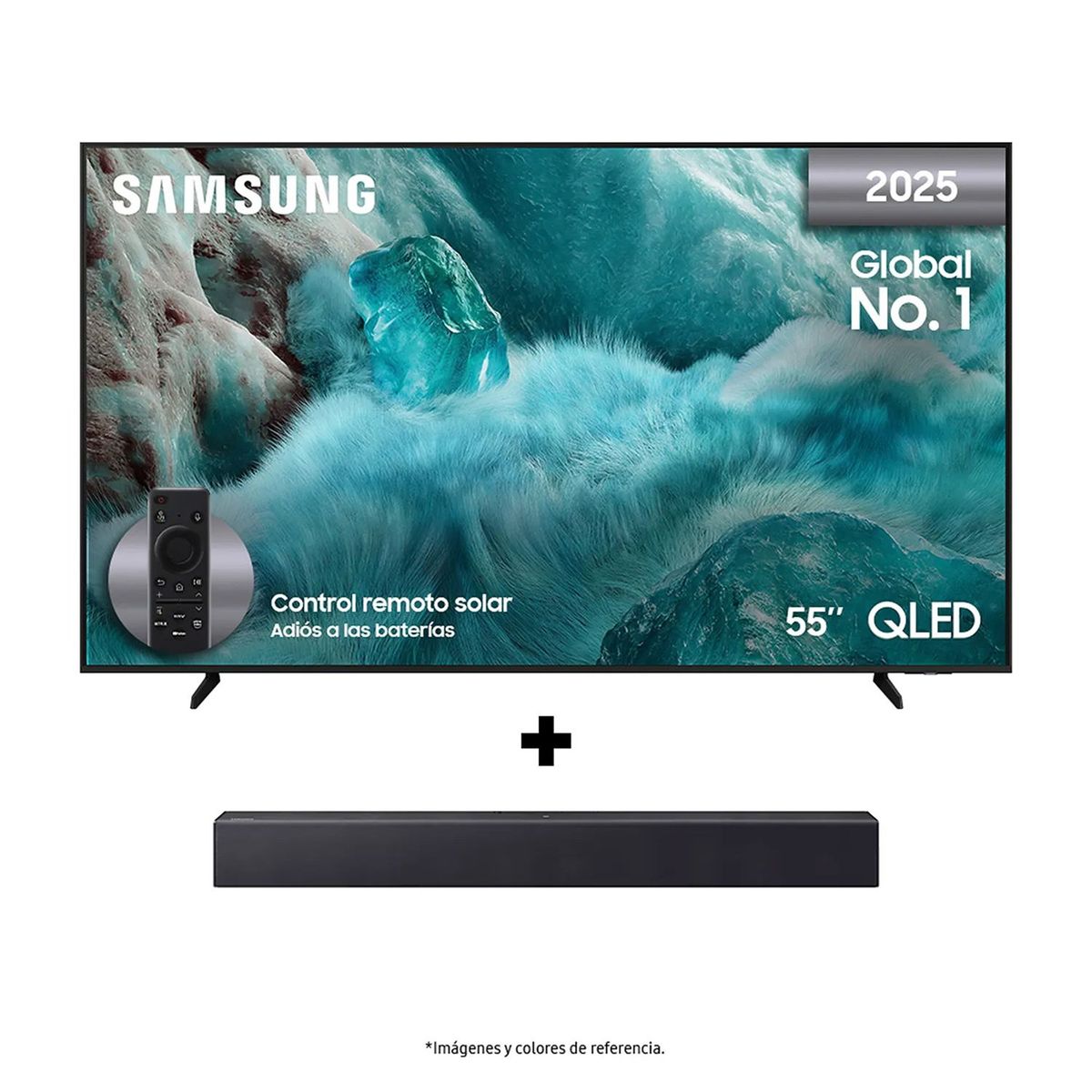 SAMSUNG - Combo Televisor + Barra Samsung | Samsung | 55 pulgadas | 4K UHD | QLED | F-QN55Q7FAAKXA