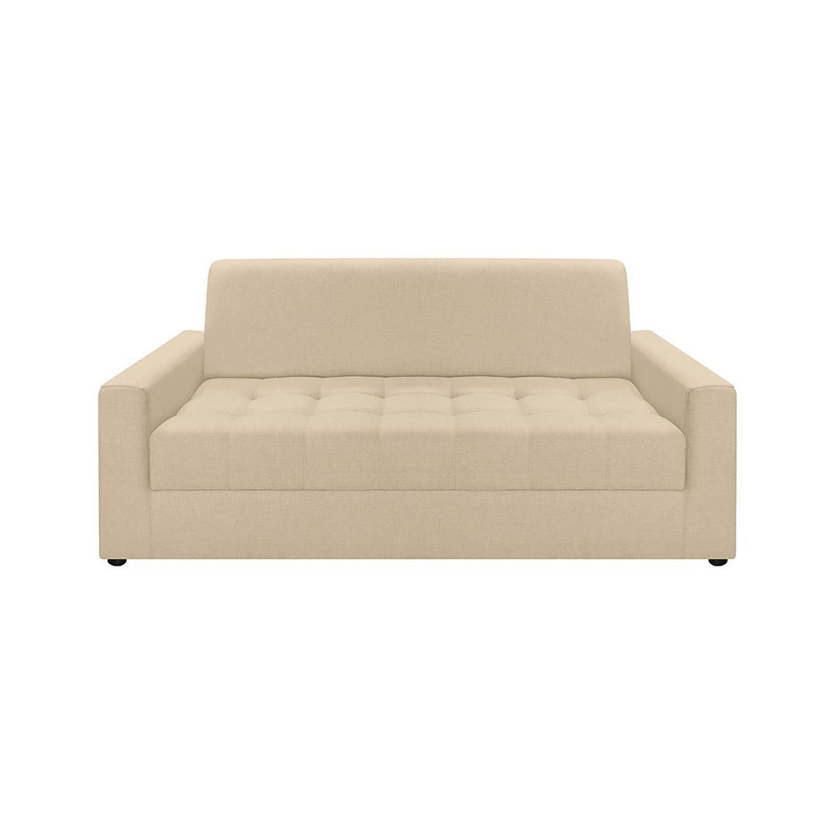 PULLMAN - Sofá Moderno en Microfibra 2 Puestos Alondra Beige 186 x 88 x 82 cm Amoblando - Mueble