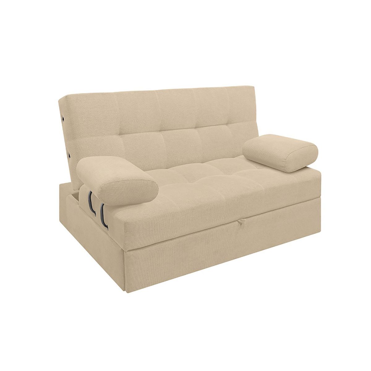 PULLMAN - Sofá Cama Moderno en Microfibra 2 Puestos Angela 140 x 93 x 55 cm Amoblando