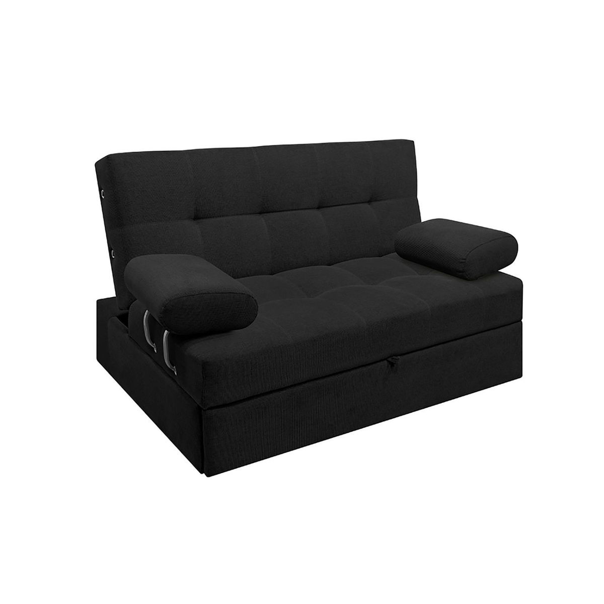 PULLMAN - Sofá Cama Moderno en Tela 2 Puestos Angela 140 x 93 x 55 cm Amoblando