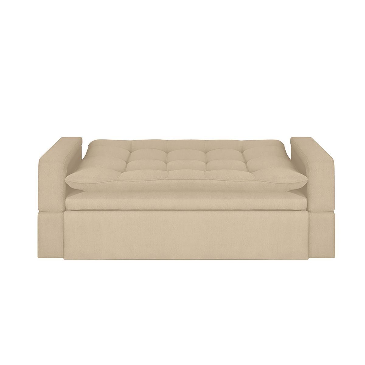 PULLMAN - Sofá Cama Moderno en Microfibra 2 Puestos Ethel 172 x 93 x 55 cm Amoblando
