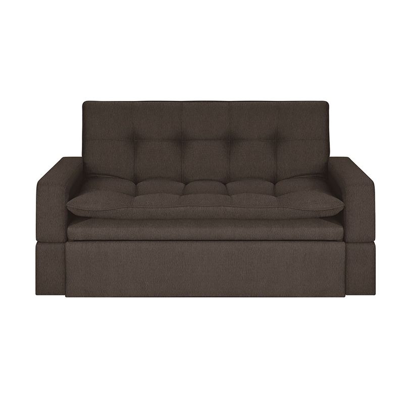 AMOBLANDO - Sofá Cama Moderno en Tela 2 Puestos Ethel 172 x 93 x 55 cm Amoblando