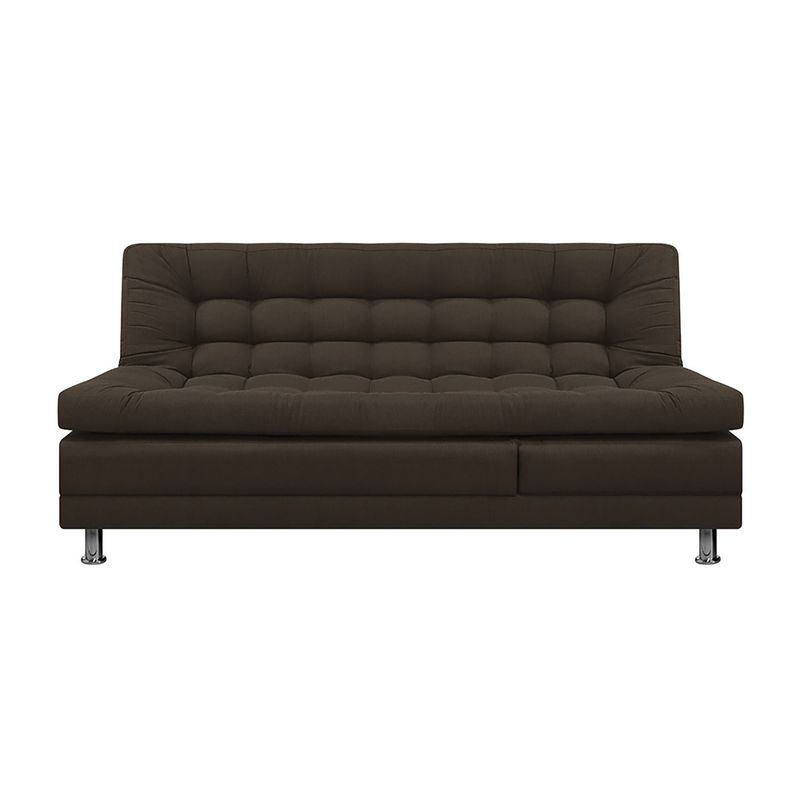 AMOBLANDO - Sofá Cama Moderno en Microfibra 2 Puestos Multi 180 x 82 x 52 cm Amoblando
