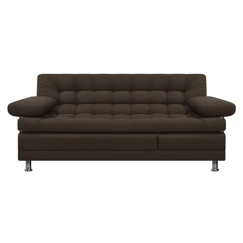 AMOBLANDO - Sofá Cama Moderno en Microfibra 2 Puestos Multi 180 x 82 x 52 cm Amoblando