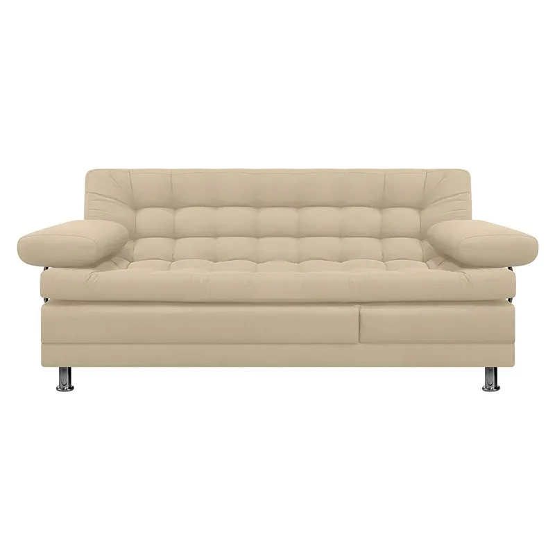 AMOBLANDO - Sofá Cama Moderno en Microfibra 2 Puestos Multi 180 x 82 x 52 cm Amoblando