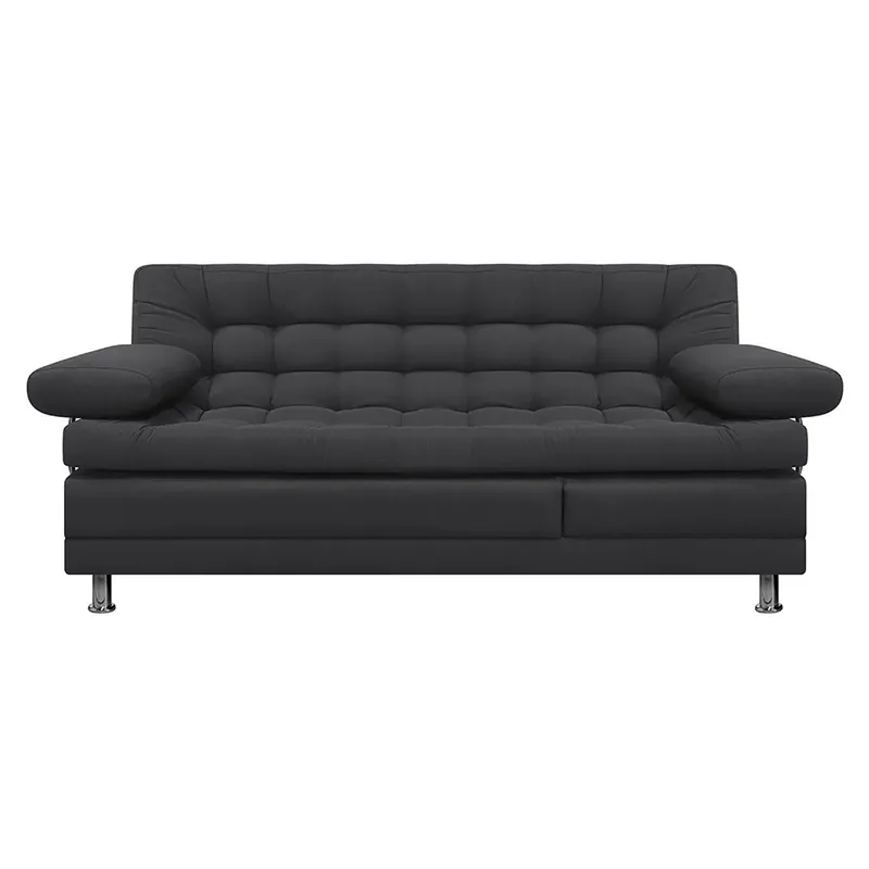 AMOBLANDO - Sofá Cama Moderno en Microfibra 2 Puestos Multi 180 x 82 x 52 cm Amoblando