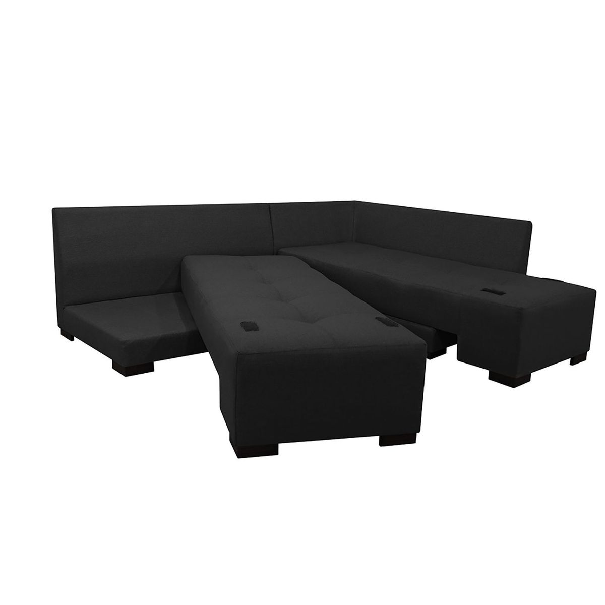 PULLMAN - Sofá Cama Moderno en Tela 6 Puestos Sterimberg 274 x 84 x 77 cm Amoblando