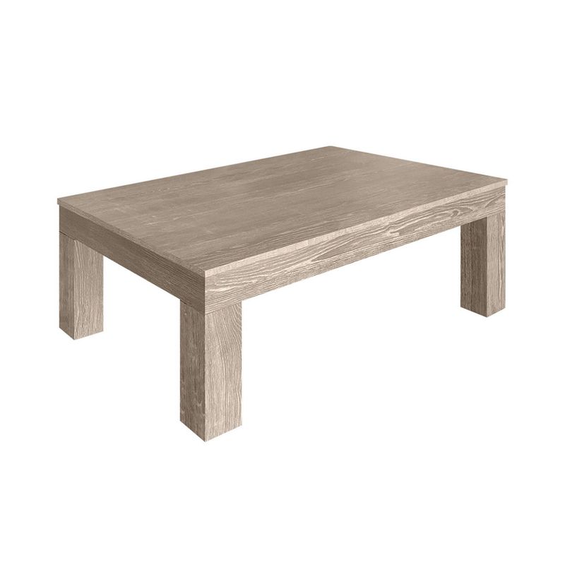 PULLMAN - Mesa de Centro Moderna Rectangular  en Melamina Italia 80 x 33 x 60 cm Colchones Pullman  - Mueble