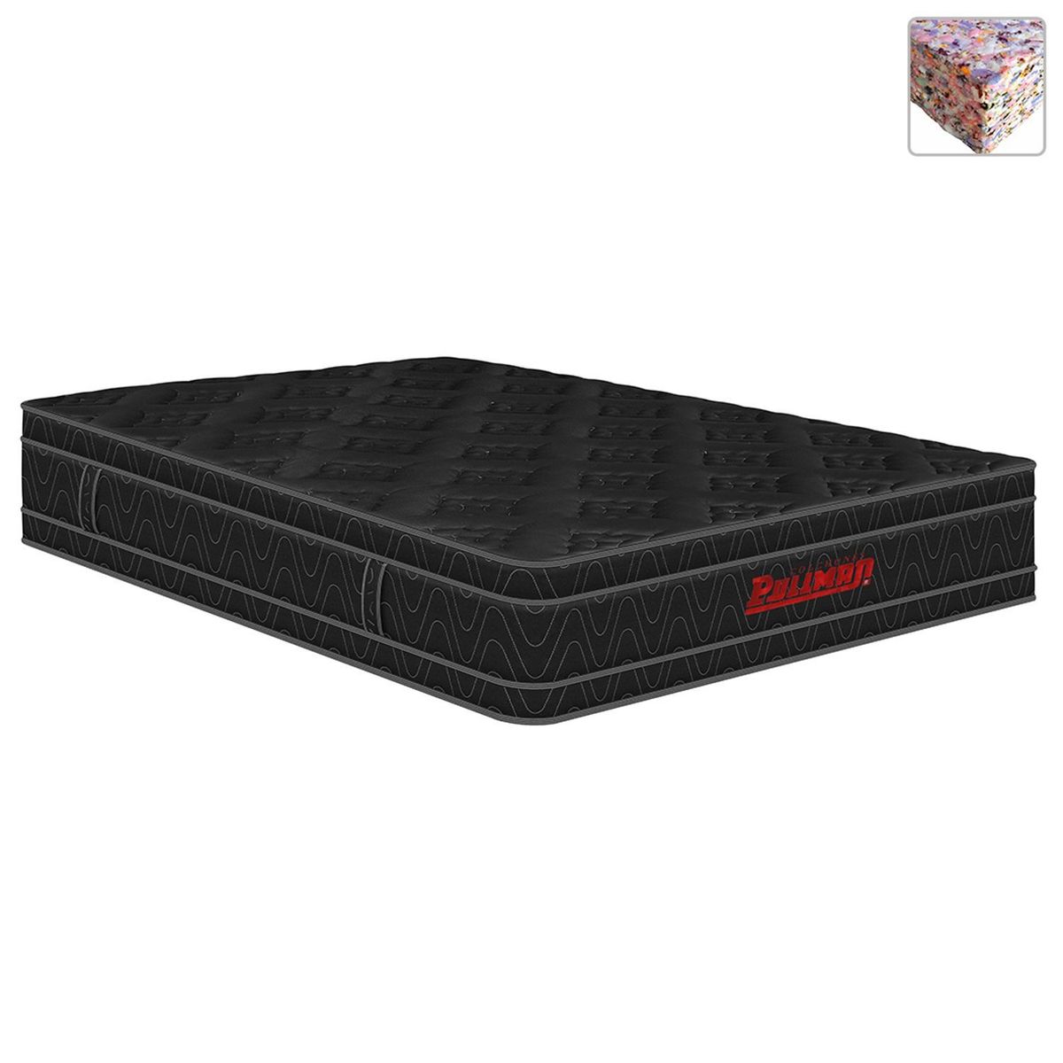 PULLMAN - Colchón Sencillo Ultra firme Espuma CasataEUMNg 100 cm x 190 cm Pullman