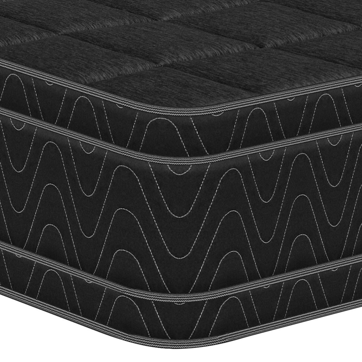 PULLMAN - Colchón Sencillo Firmeza Media Ortopédico Resortado con Pillow Orthopack Euro 100 x 190 cm Colchones Pullman