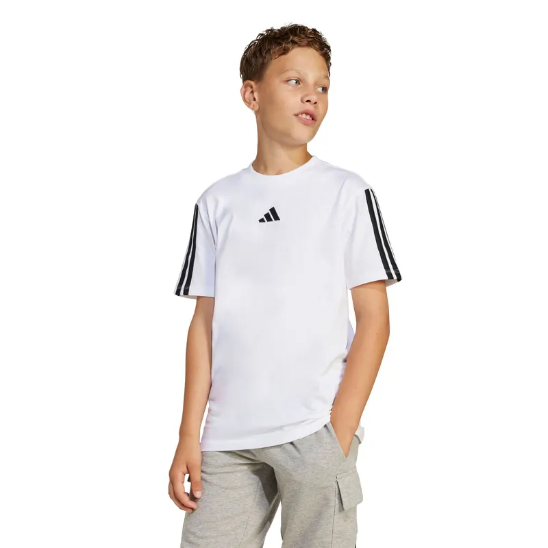 ADIDAS - Camiseta deportiva Unisex infantil con Logo Manga corta de Algodón Adidas