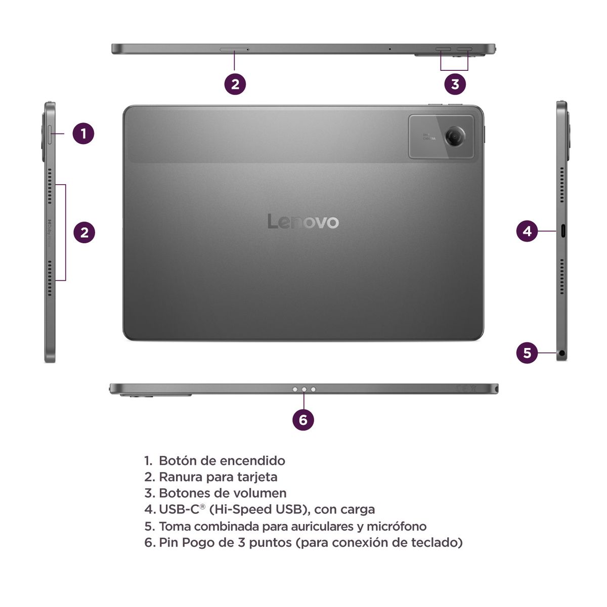 LENOVO - Tablet Lenovo Idea Tab 128GB | Pantalla 11 pulgadas | 8GB RAM | Camara Posterior 8MP | Camara Frontal 5MP | + Key + Pen 128 GB