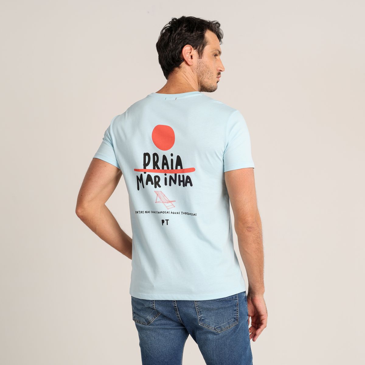 CASCAIS - Camiseta Hombre Manga corta con Estampado Algodón Cascais.