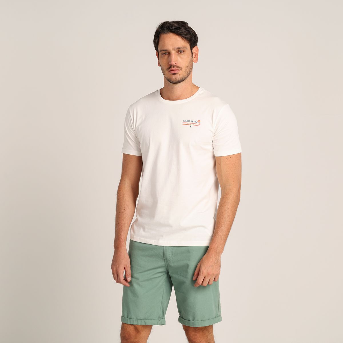 CASCAIS - Camiseta Hombre Manga corta con Estampado Algodón Cascais.