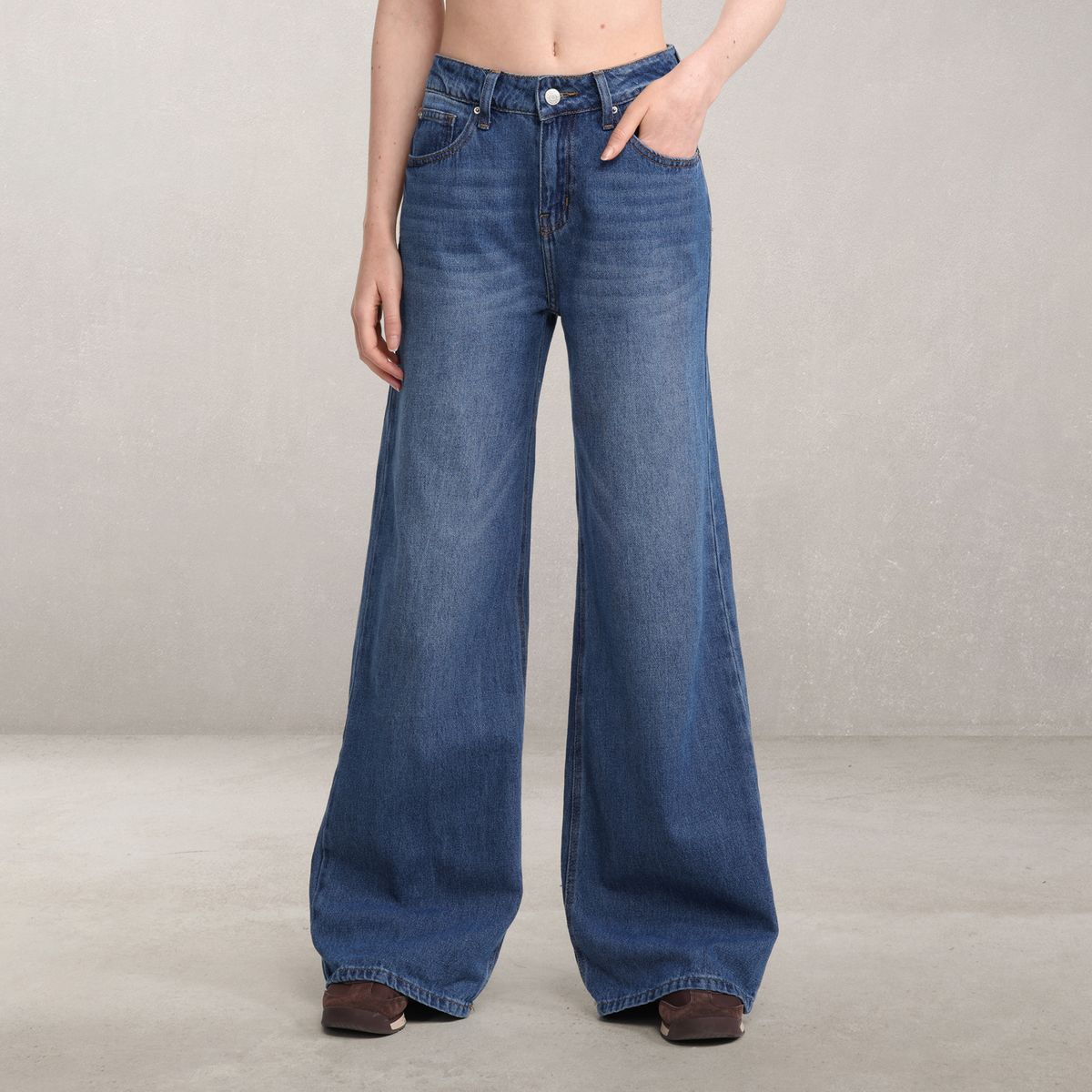 DENIMLAB - Jean Wide leg Mujer Tiro alto Denimlab