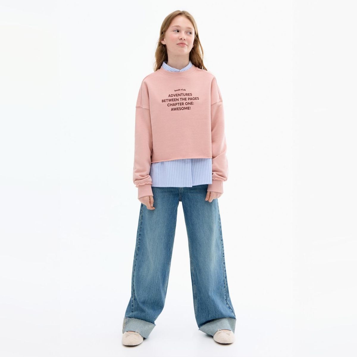 MANGO - Saco para Niña con Estampado de Algodón MANGO