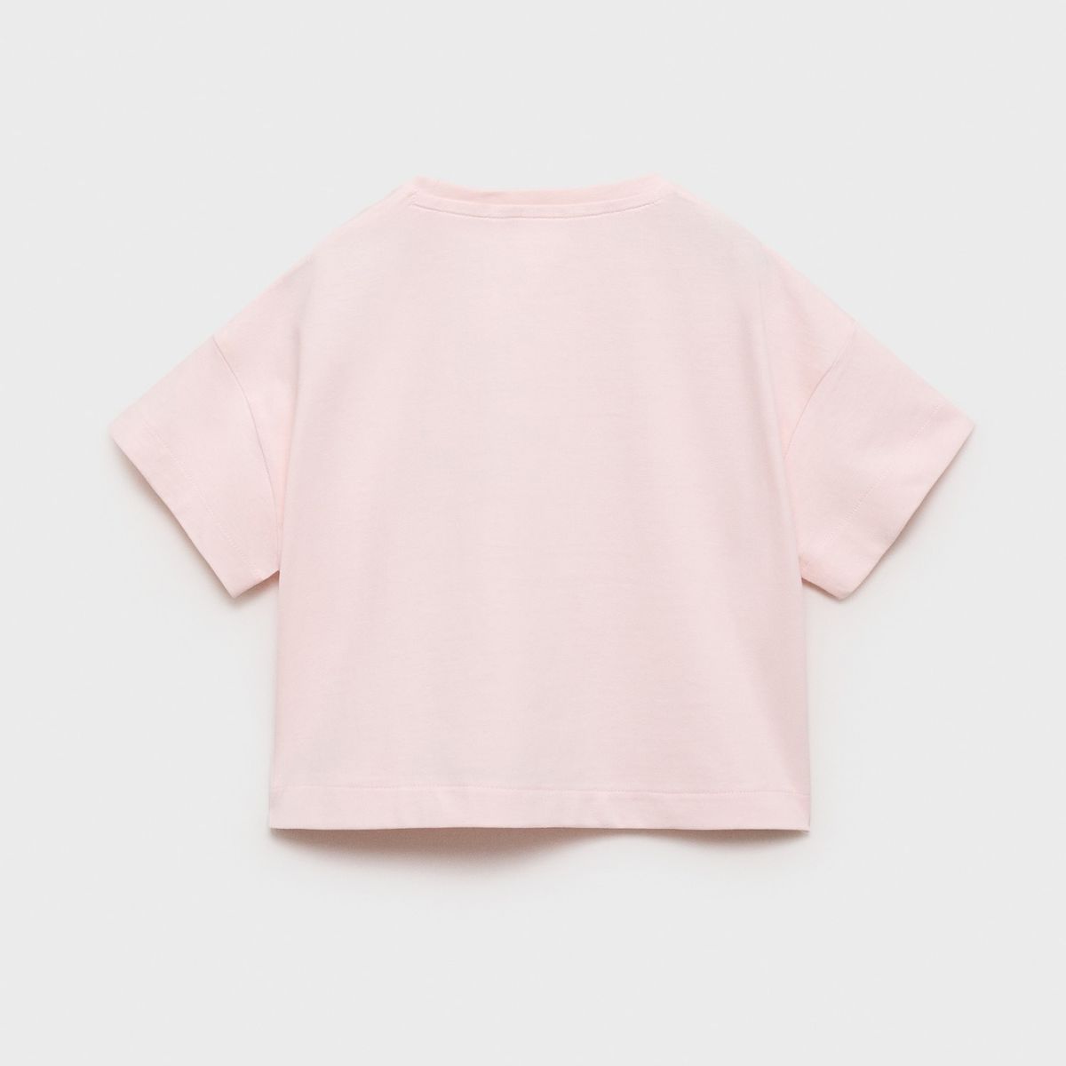 MANGO - Camiseta para Niña con Estampado Manga corta de Algodón MANGO