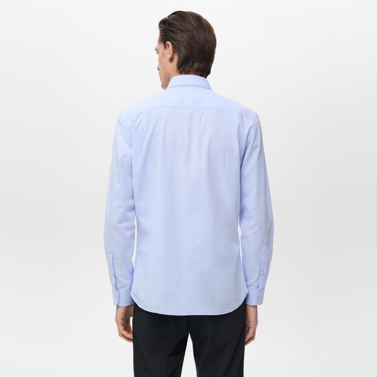 MANGO - Camisa Hombre Manga larga Regular fit de Algodón MANGO