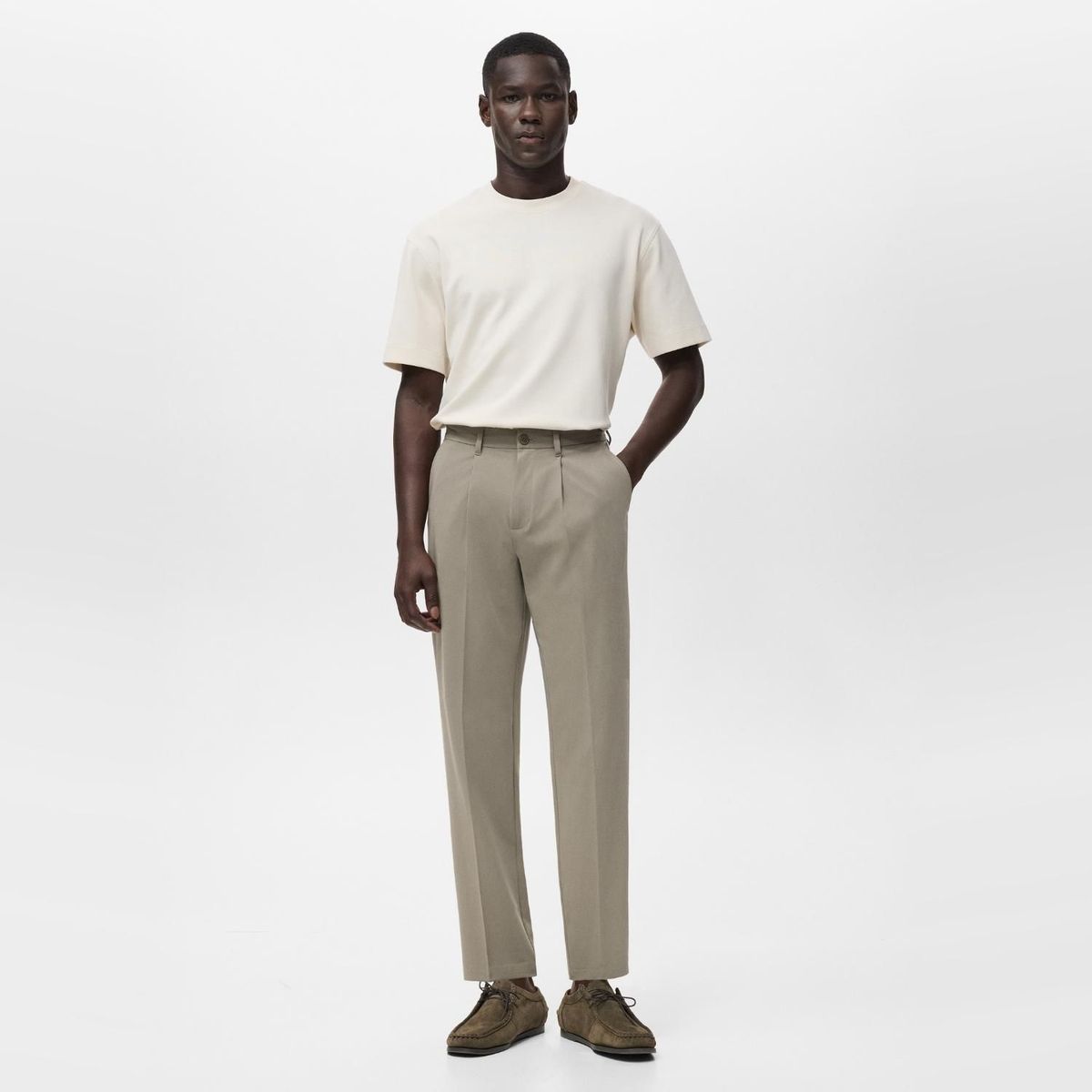 MANGO - Pantalón Chino Hombre Recto MANGO