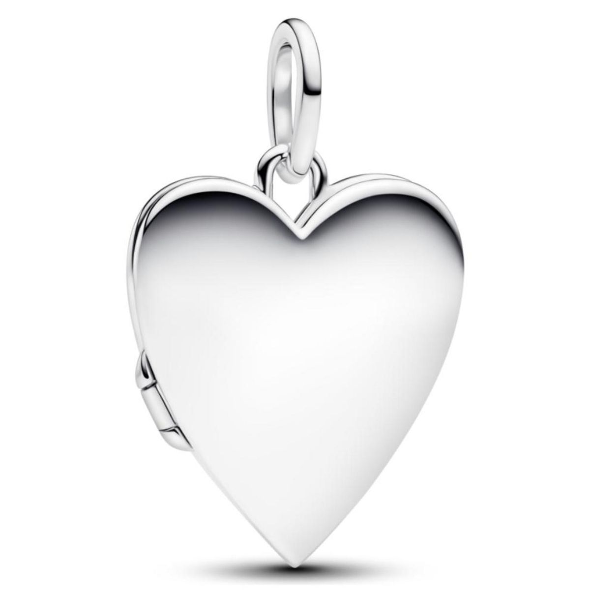 PANDORA - Colgante Placa Grabable Corazón Que Se Puede Abrir Pandora Plata Esterlina