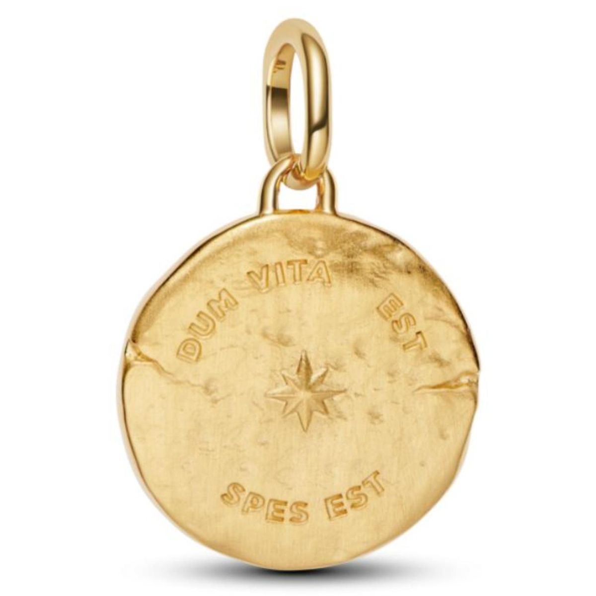 PANDORA - Charm Medallón Golondrina Recubrimiento en Oro 14K