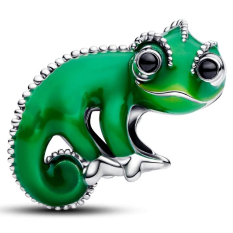 Charm Pascal De Enredados De Disney Que Cambia De Color Pandora Plata ...