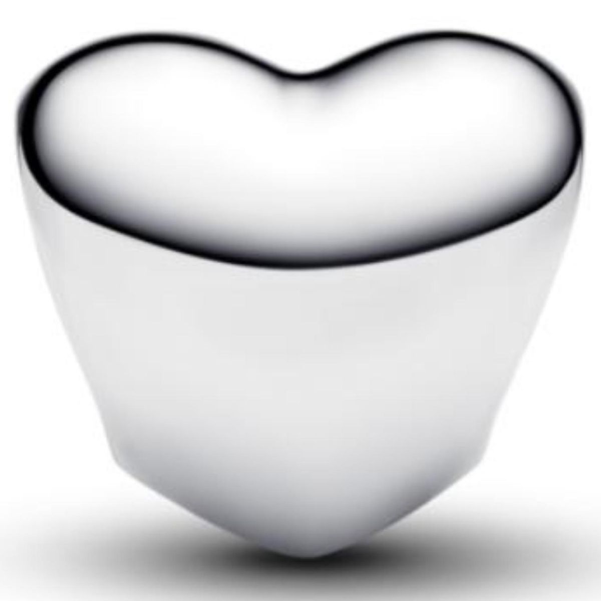 PANDORA - Mini Charm Corazón Plateado Pandora Plata Esterlina