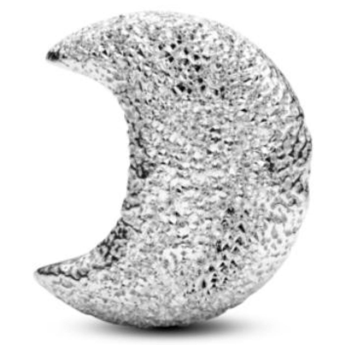 PANDORA - Mini Charm Luna Con Textura Pandora Plata Esterlina