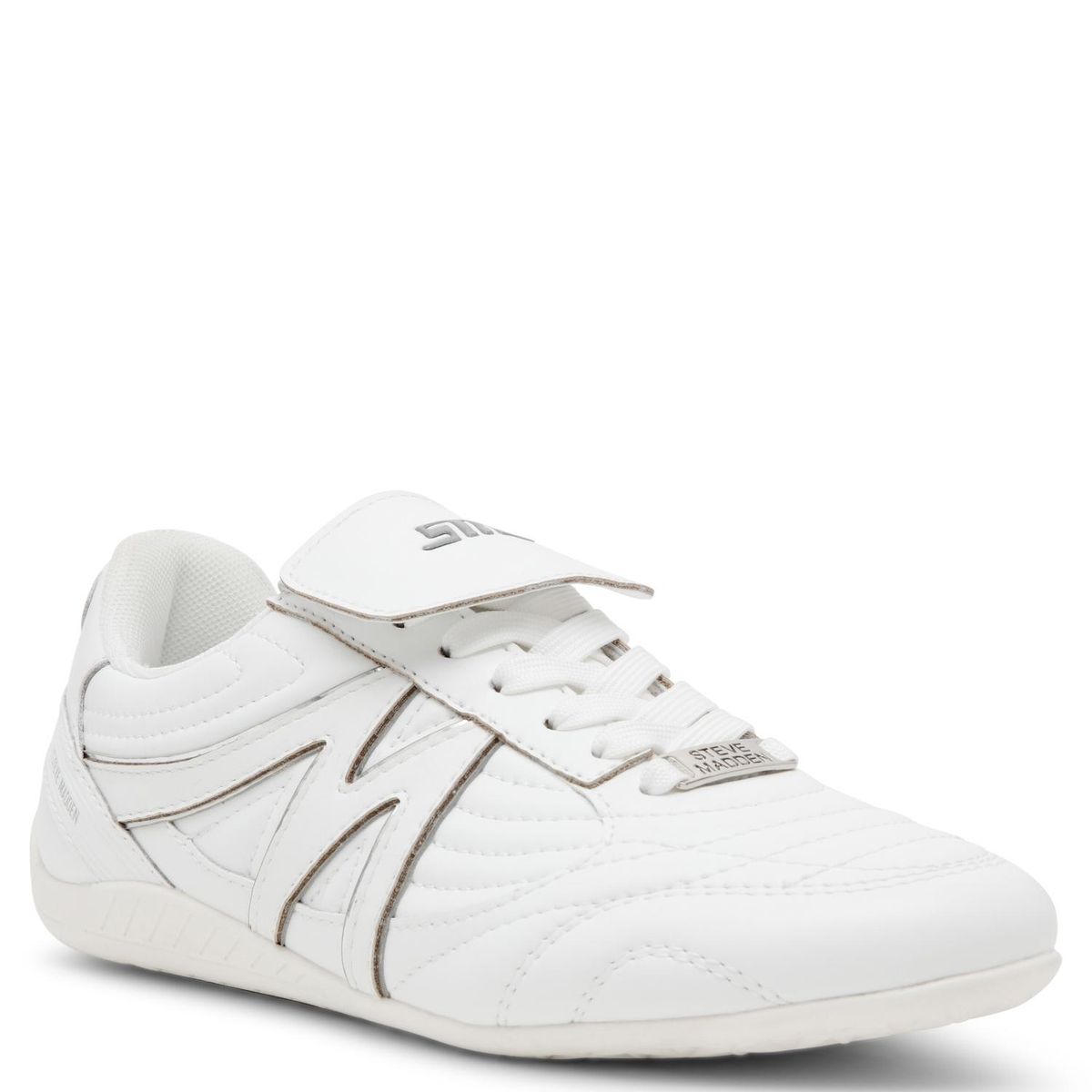 STEVE MADDEN - Tenis Steve Madden Moda Gasp Rhinestone Mujer Blancos