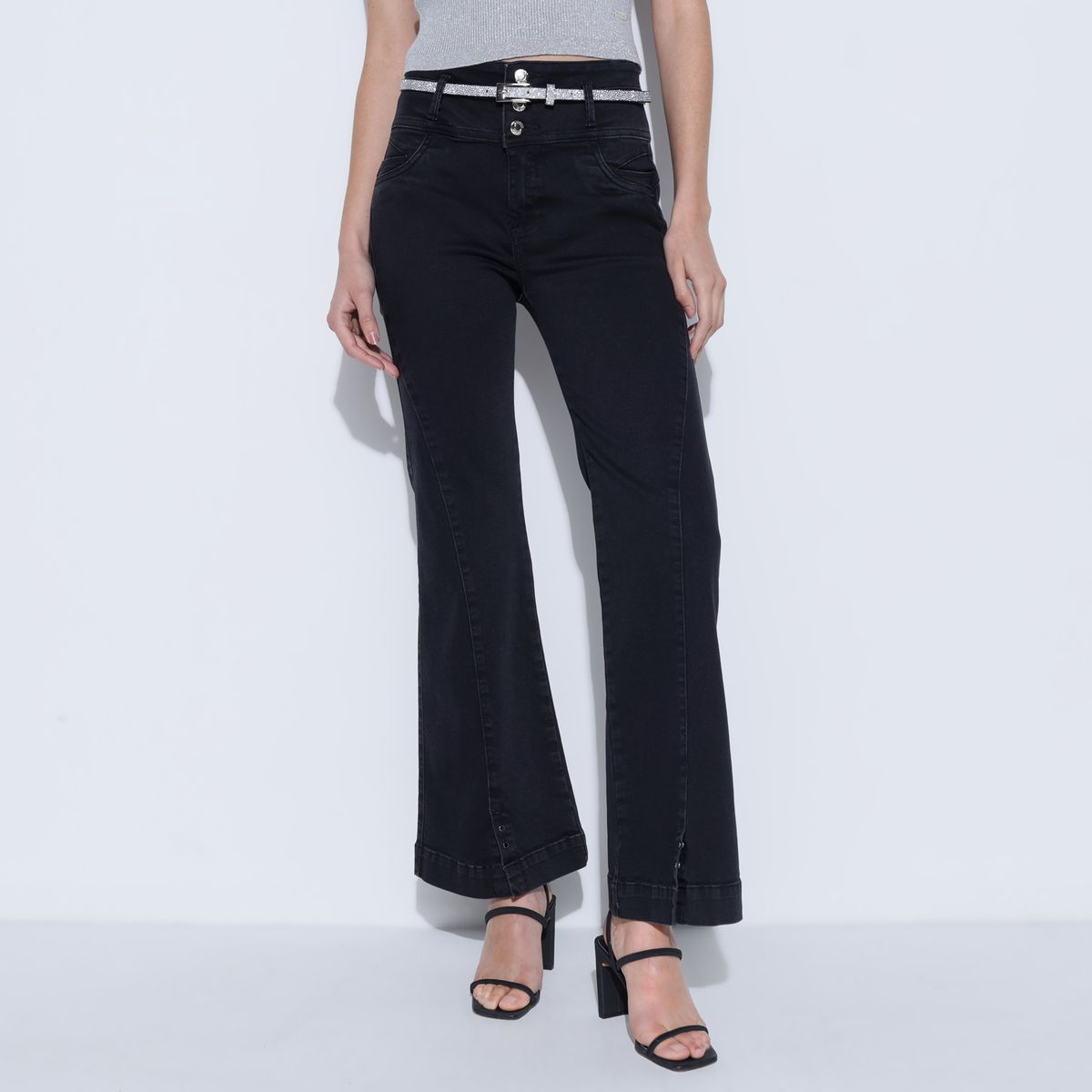 MOSSIMO - Jean Flare Mujer Tiro medio Mossimo