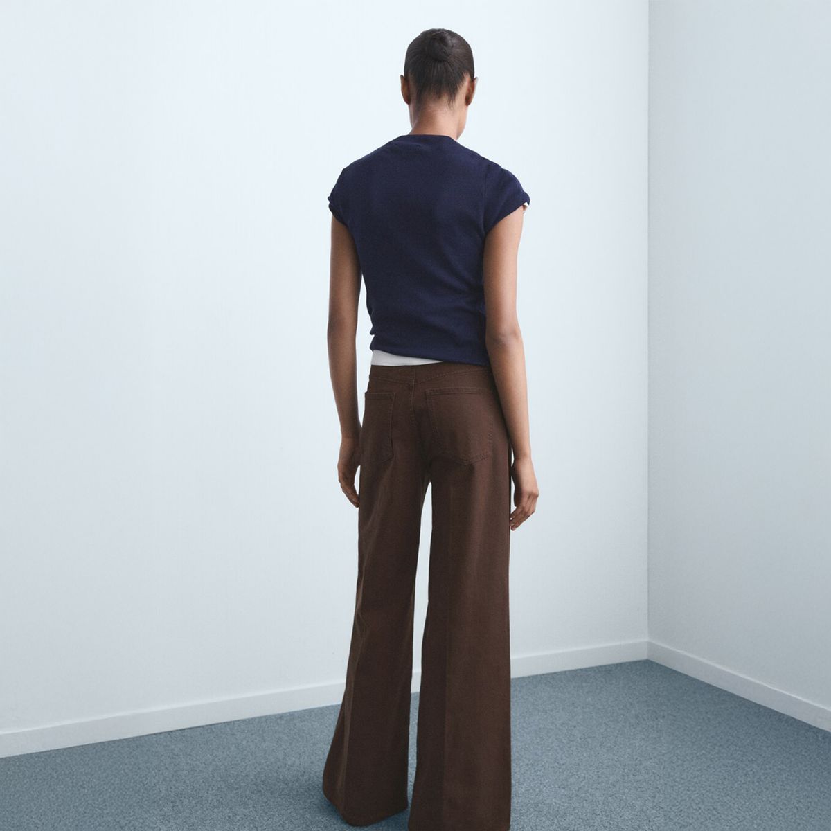 MANGO - Jean Wide leg Mujer Tiro alto MANGO