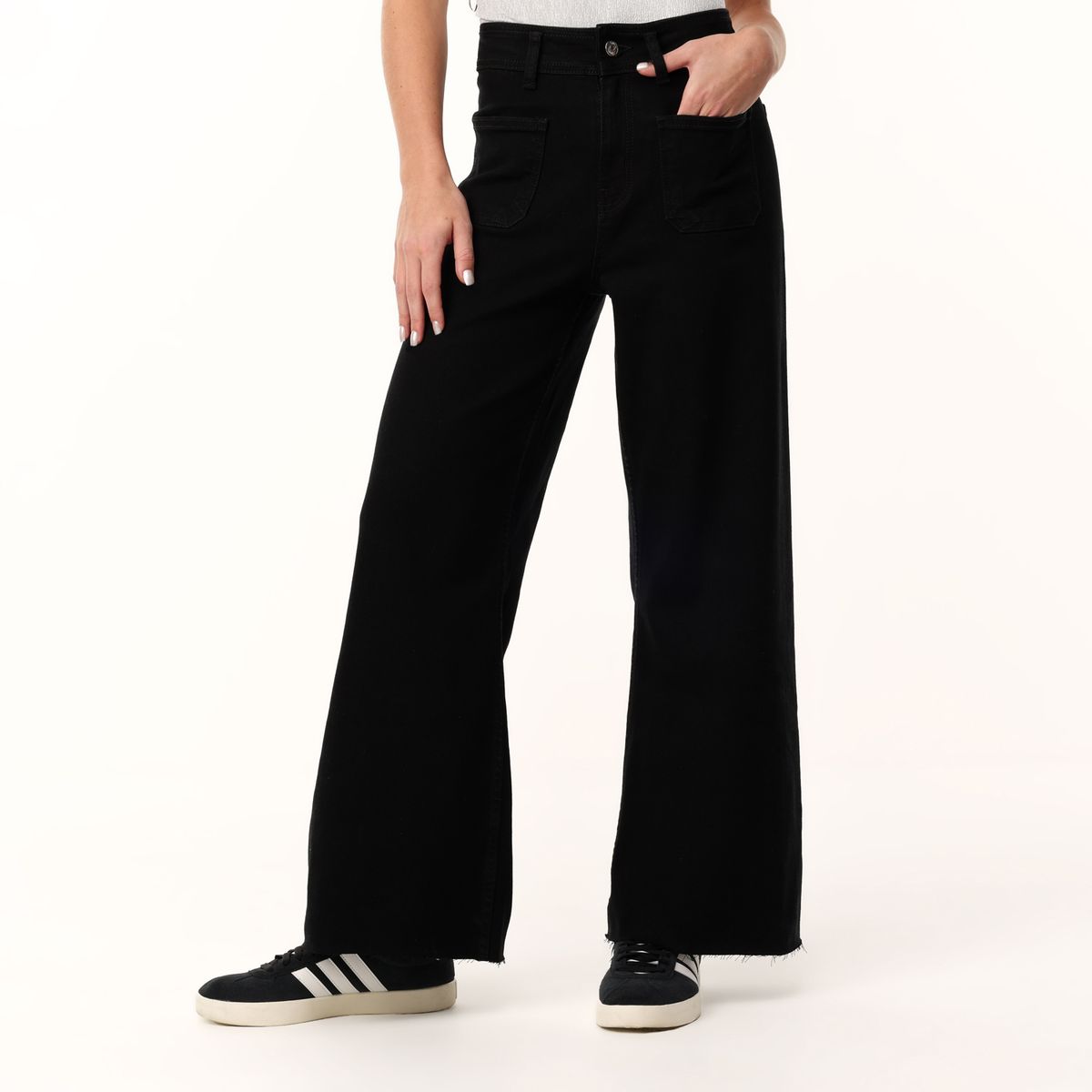 SYBILLA - Jean Culotte Mujer Tiro alto Sybilla