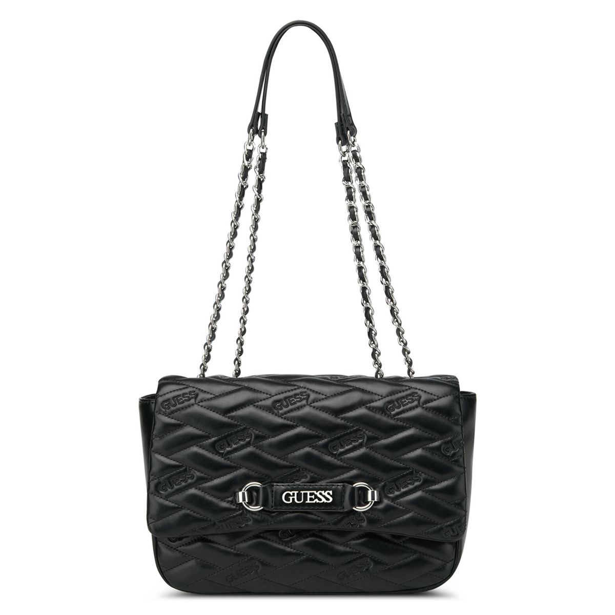 GUESS - Cartera GUESS para Mujer CROSS BODY BRIELLA FLAP CROSSBODY BLACK