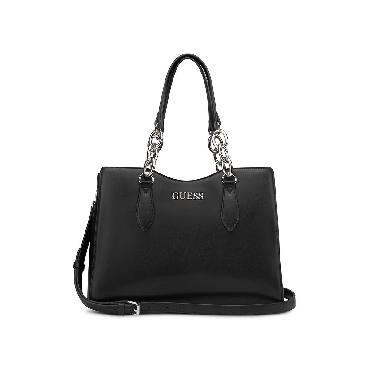 GUESS - Cartera GUESS para Mujer HOBO MILLPORT SATCHEL BLACK