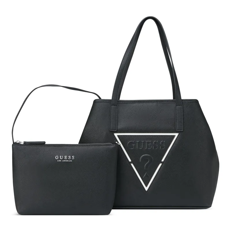 GUESS - Cartera GUESS para Mujer TOTE PORTINI TRAP TOTE BLACK