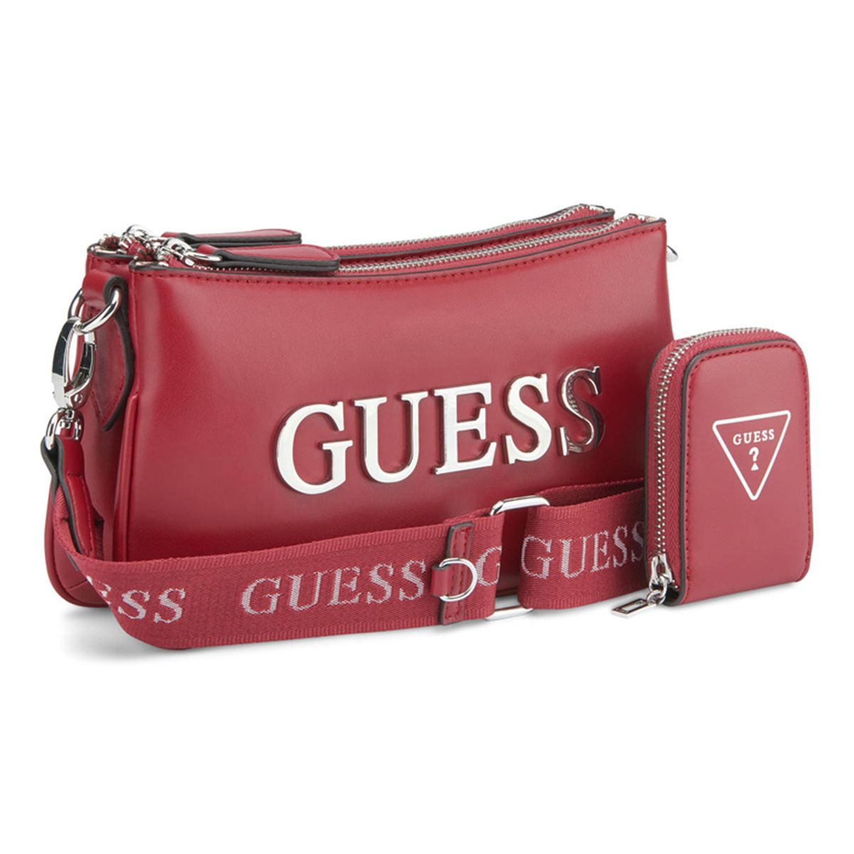 GUESS - Cartera GUESS para Mujer CROSS BODY TYRAH MINI CROSSBODY TOP ZIP BLACK